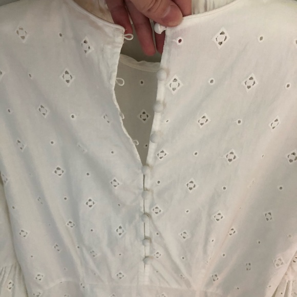 SOLD DONT BUY Doen Noisette dress in white - M - Picture 4 of 6